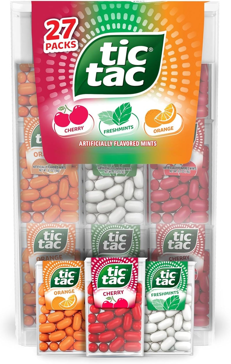 Tic Tac Mega Box Variety Mints - 27 Count - Image 1